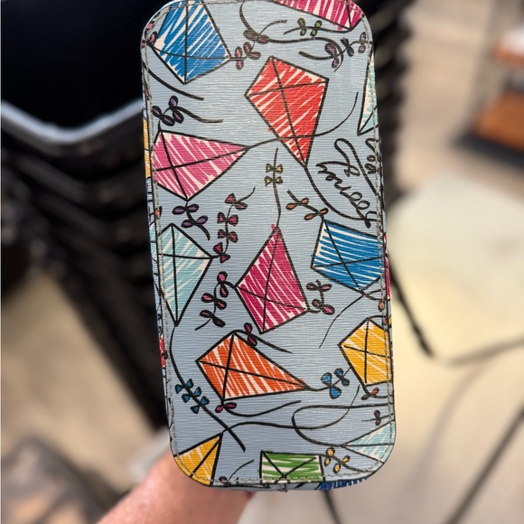 Dooney & Bourke Colorful Kite Print Satchel - Picture 3 of 6